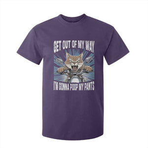Funny Meme T Shirt For Kid Get Out of My Way Gonna Poop My Pants TS09 Purple Print Your Wear