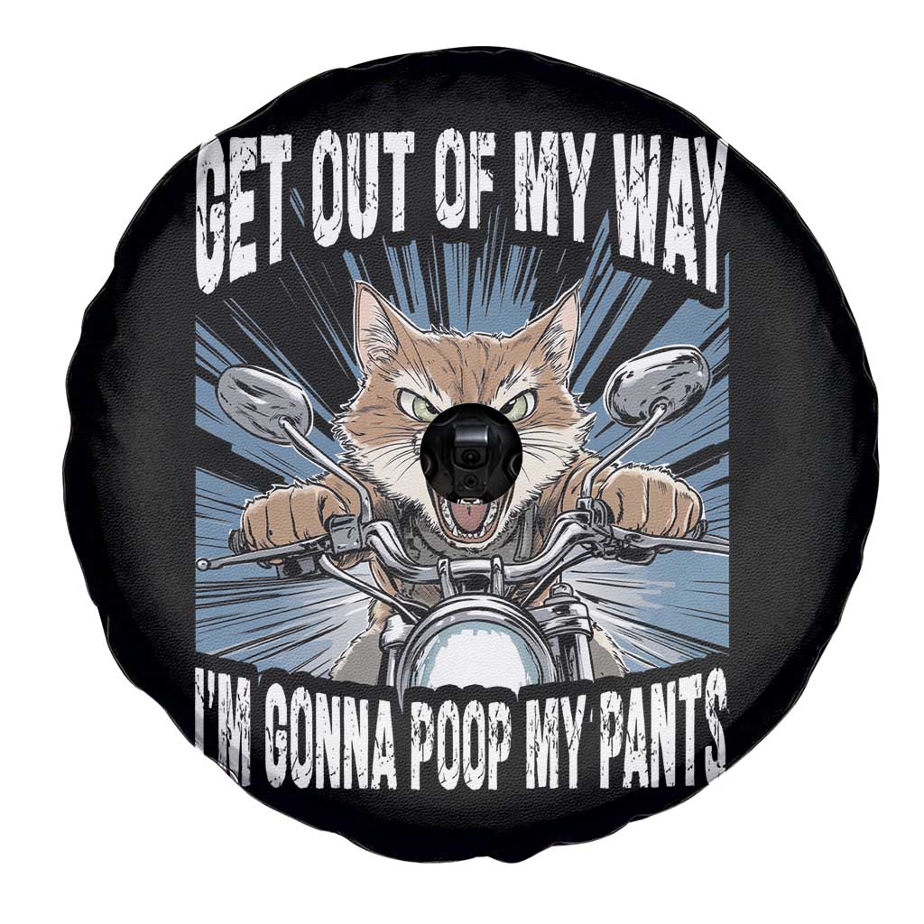 Funny Meme Spare Tire Cover Get Out of My Way Gonna Poop My Pants TS09 Print Your Wear
