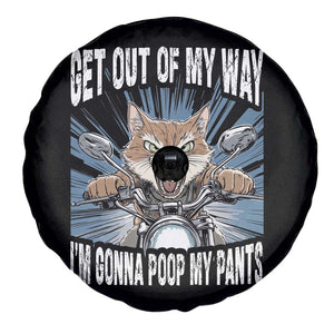 Funny Meme Spare Tire Cover Get Out of My Way Gonna Poop My Pants TS09 Print Your Wear
