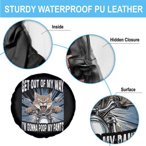 Funny Meme Spare Tire Cover Get Out of My Way Gonna Poop My Pants TS09 Print Your Wear