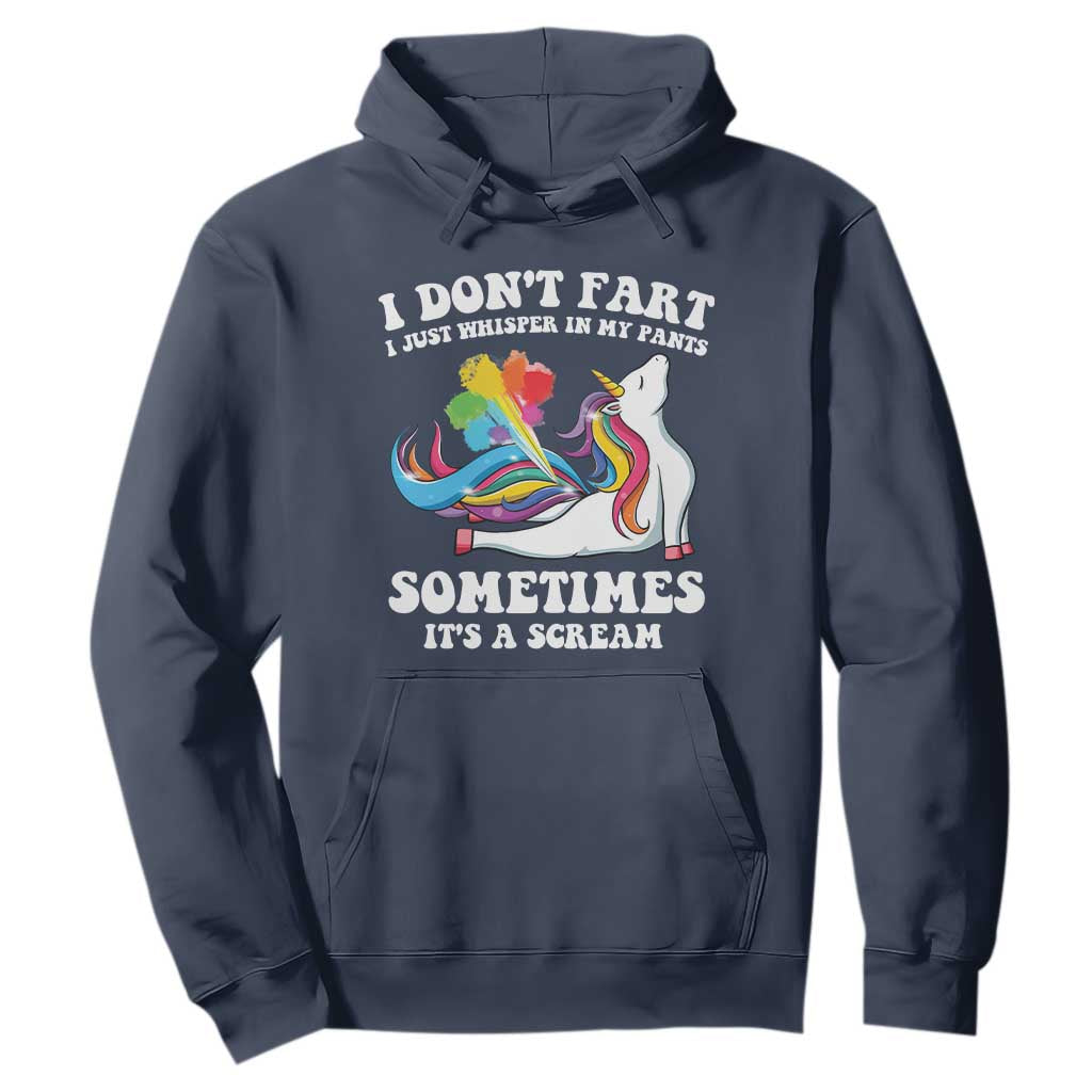 Funny I Don't Fart I Whisper In My Pants Hoodie TS09 Navy Print Your Wear