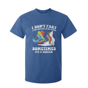 Funny I Don't Fart I Whisper In My Pants T Shirt For Kid TS09 Royal Blue Print Your Wear