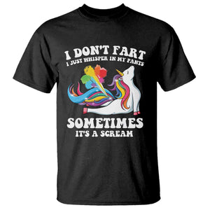 Funny I Don't Fart I Whisper In My Pants T Shirt TS09 Black Print Your Wear