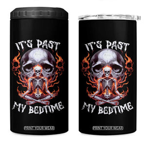 Funny Skeleton Meme 4 in 1 Can Cooler Tumbler It's Past My Bedtime TS09 One Size: 16 oz Black Print Your Wear