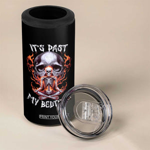 Funny Skeleton Meme 4 in 1 Can Cooler Tumbler It's Past My Bedtime TS09 Print Your Wear