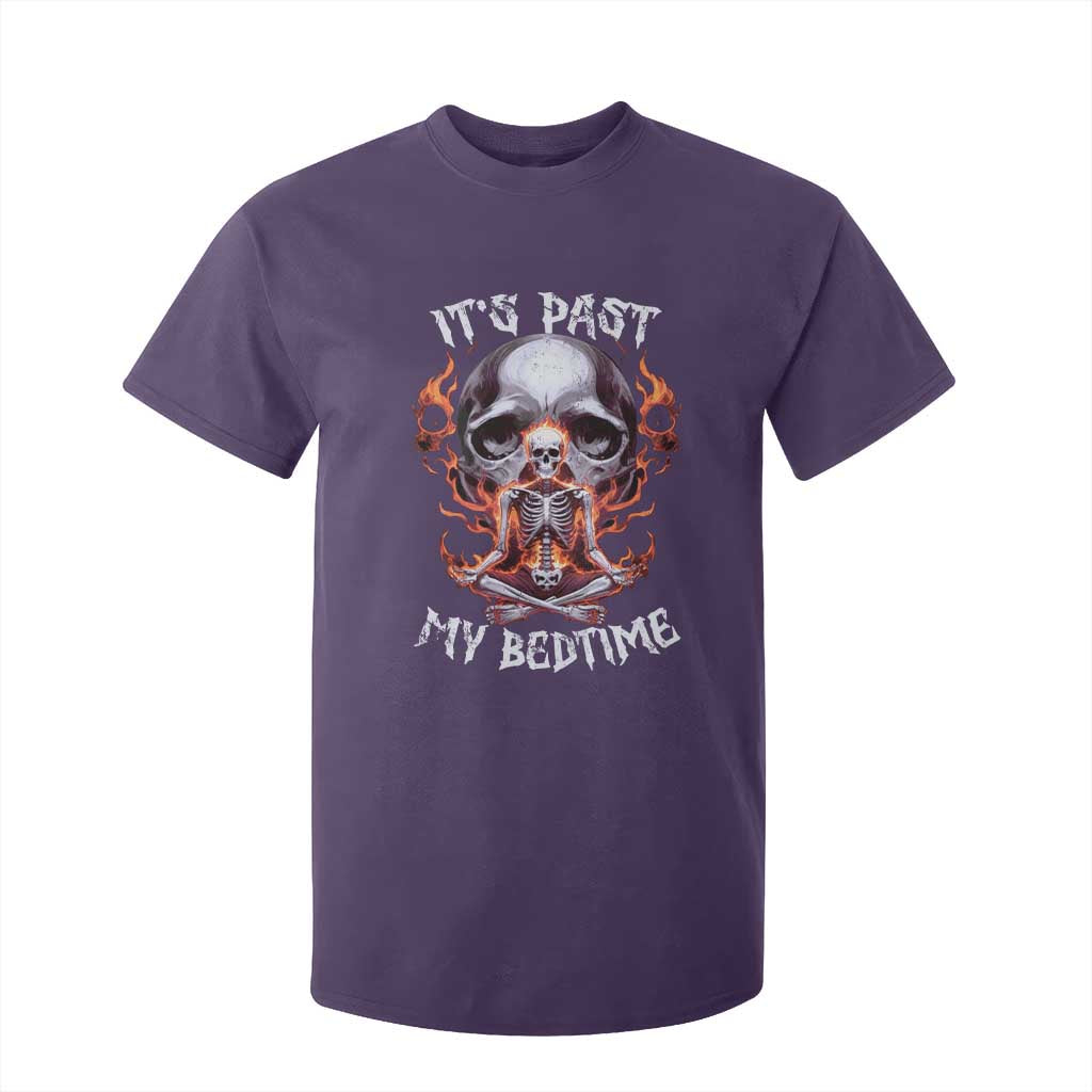 Funny Skeleton Meme T Shirt For Kid It's Past My Bedtime TS09 Purple Print Your Wear