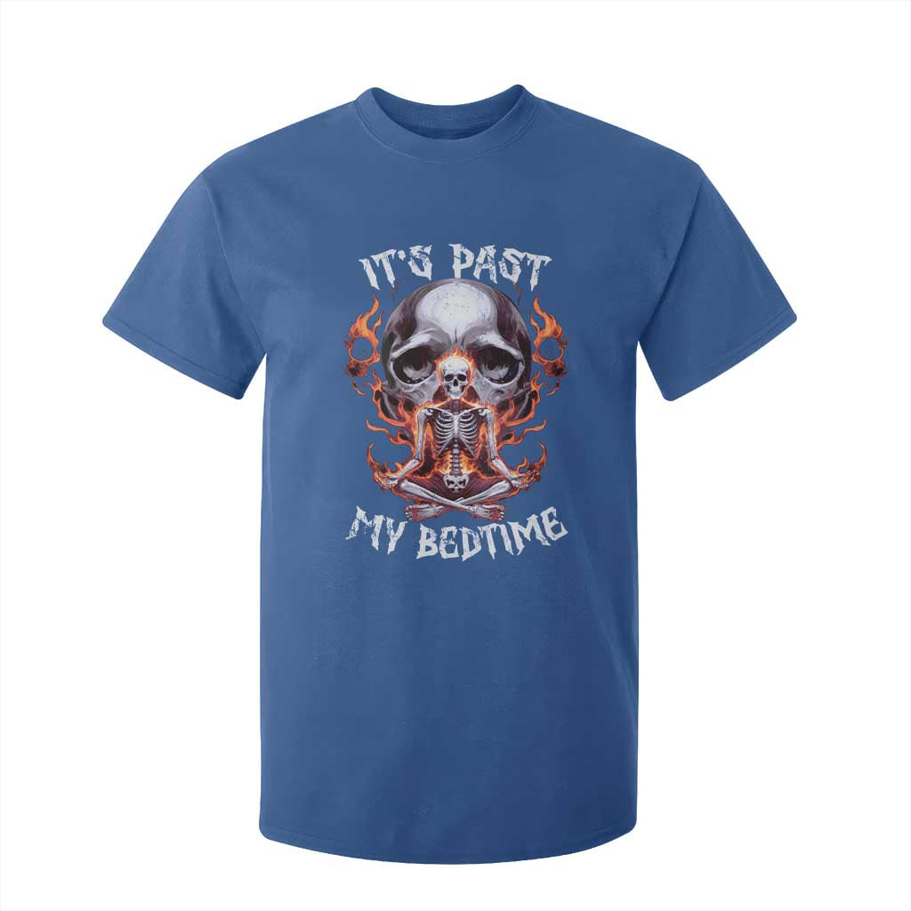 Funny Skeleton Meme T Shirt For Kid It's Past My Bedtime TS09 Royal Blue Print Your Wear