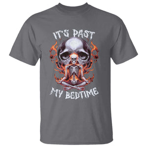 Funny Skeleton Meme T Shirt It's Past My Bedtime TS09 Charcoal Print Your Wear