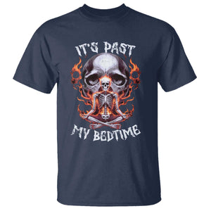 Funny Skeleton Meme T Shirt It's Past My Bedtime TS09 Navy Print Your Wear
