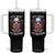 Funny Skeleton Meme Tumbler With Handle It's Past My Bedtime TS09 One Size: 40 oz Black Print Your Wear