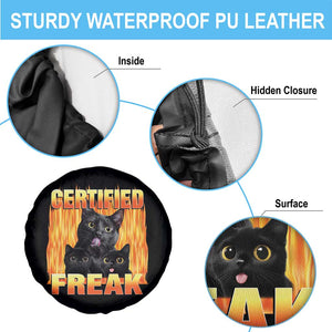 Funny Cat Meme Spare Tire Cover Certified Freak TS09 Print Your Wear