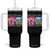 Funny Cat Meme Tumbler With Handle Born To Dilly Dally Forced To Lock In TS09 One Size: 40 oz Black Print Your Wear