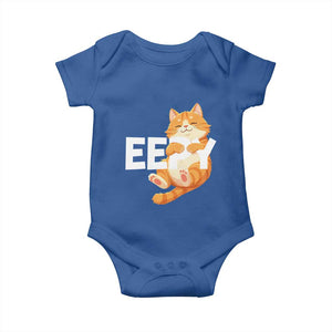 Funny Cat Meme Baby Onesie Eepy Cat Silly Sleepy Cat TS09 Royal Blue Print Your Wear