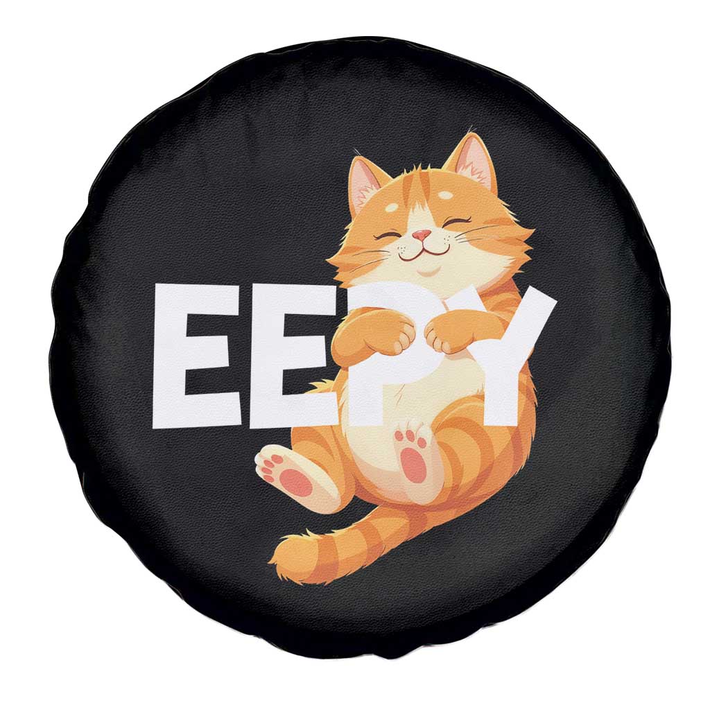 Funny Cat Meme Spare Tire Cover Eepy Cat Silly Sleepy Cat TS09 Print Your Wear