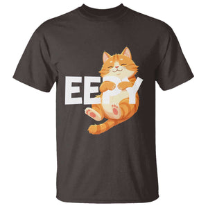 Funny Cat Meme T Shirt Eepy Cat Silly Sleepy Cat TS09 Dark Chocolate Print Your Wear
