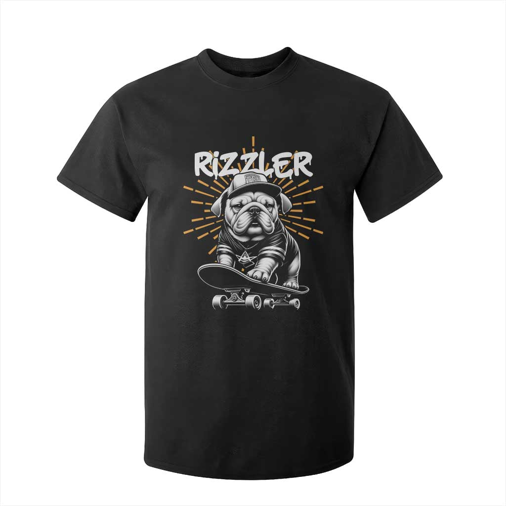 Funny Meme Rizzler Dog T Shirt For Kid TS09 Black Print Your Wear