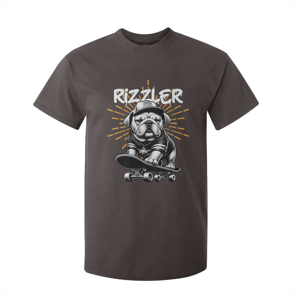 Funny Meme Rizzler Dog T Shirt For Kid TS09 Dark Chocolate Print Your Wear