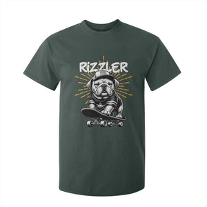 Funny Meme Rizzler Dog T Shirt For Kid TS09 Dark Forest Green Print Your Wear