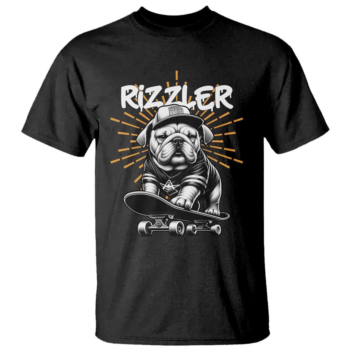 Funny Meme Rizzler Dog T Shirt TS09 Black Print Your Wear
