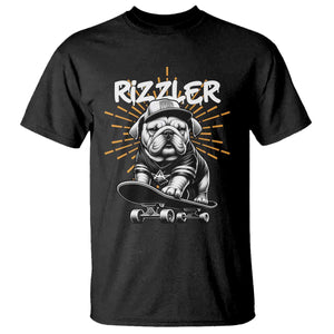 Funny Meme Rizzler Dog T Shirt TS09 Black Print Your Wear