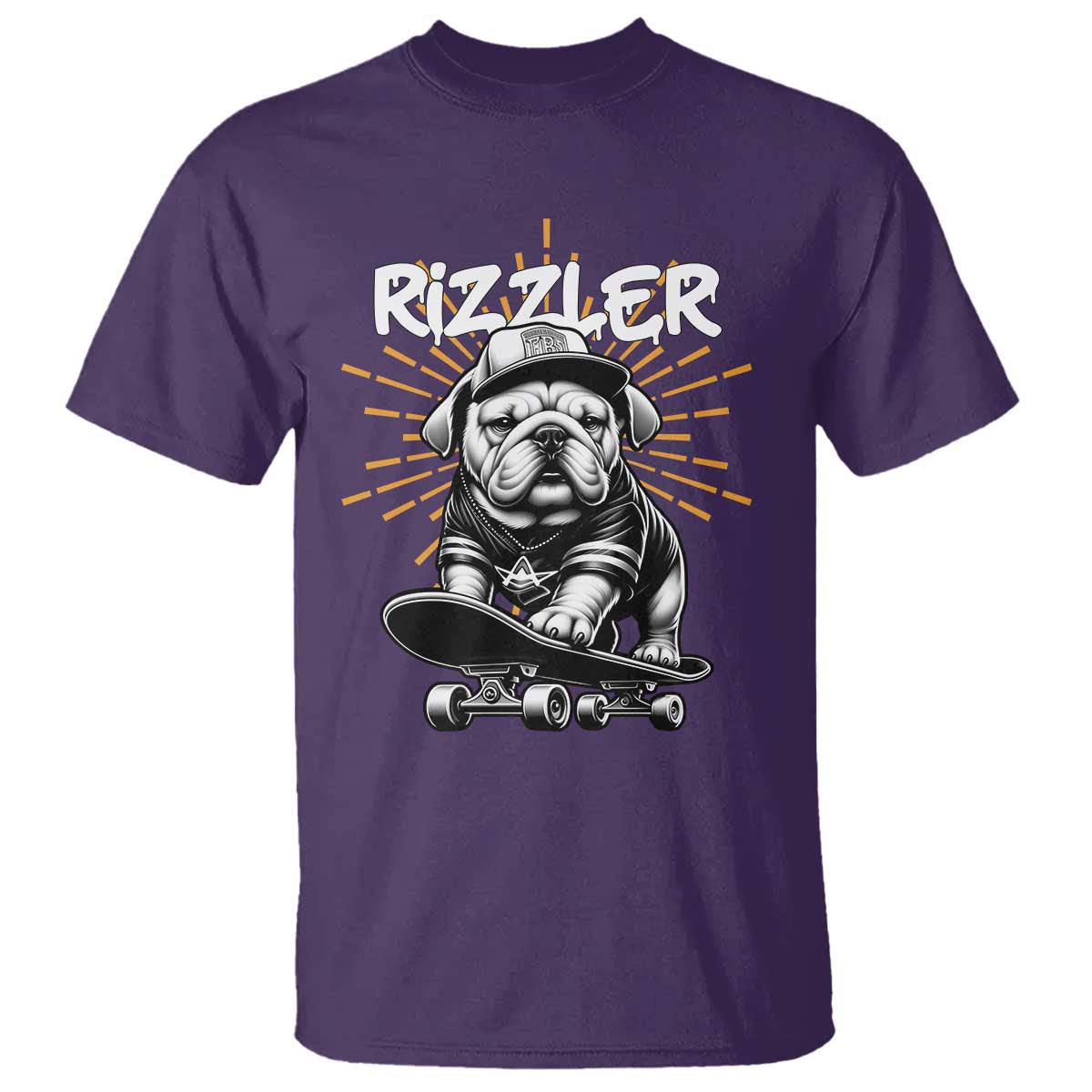 Funny Meme Rizzler Dog T Shirt TS09 Purple Print Your Wear
