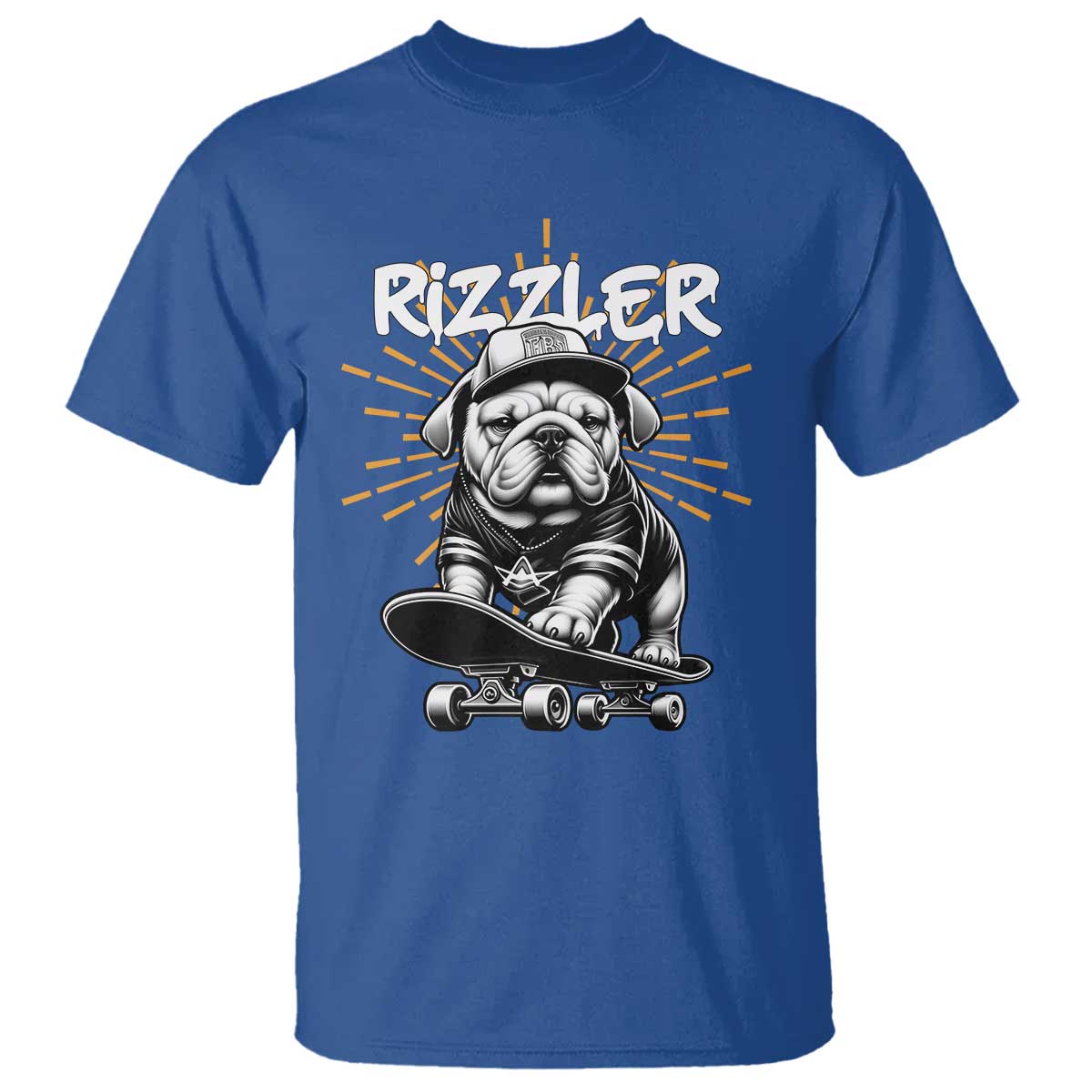 Funny Meme Rizzler Dog T Shirt TS09 Royal Blue Print Your Wear