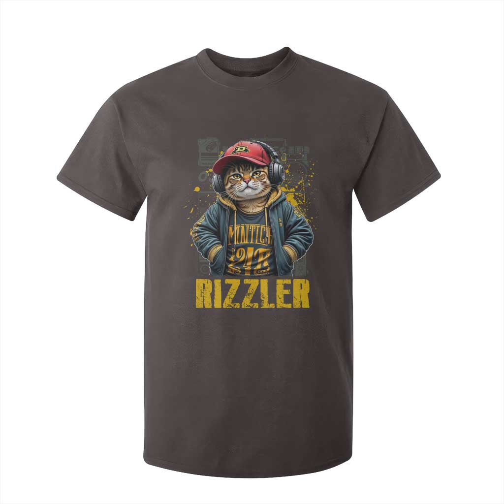 Funny Meme Rizzler Cat T Shirt For Kid TS09 Dark Chocolate Print Your Wear