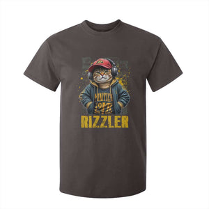 Funny Meme Rizzler Cat T Shirt For Kid TS09 Dark Chocolate Print Your Wear