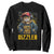Funny Meme Rizzler Cat Sweatshirt TS09 Black Print Your Wear