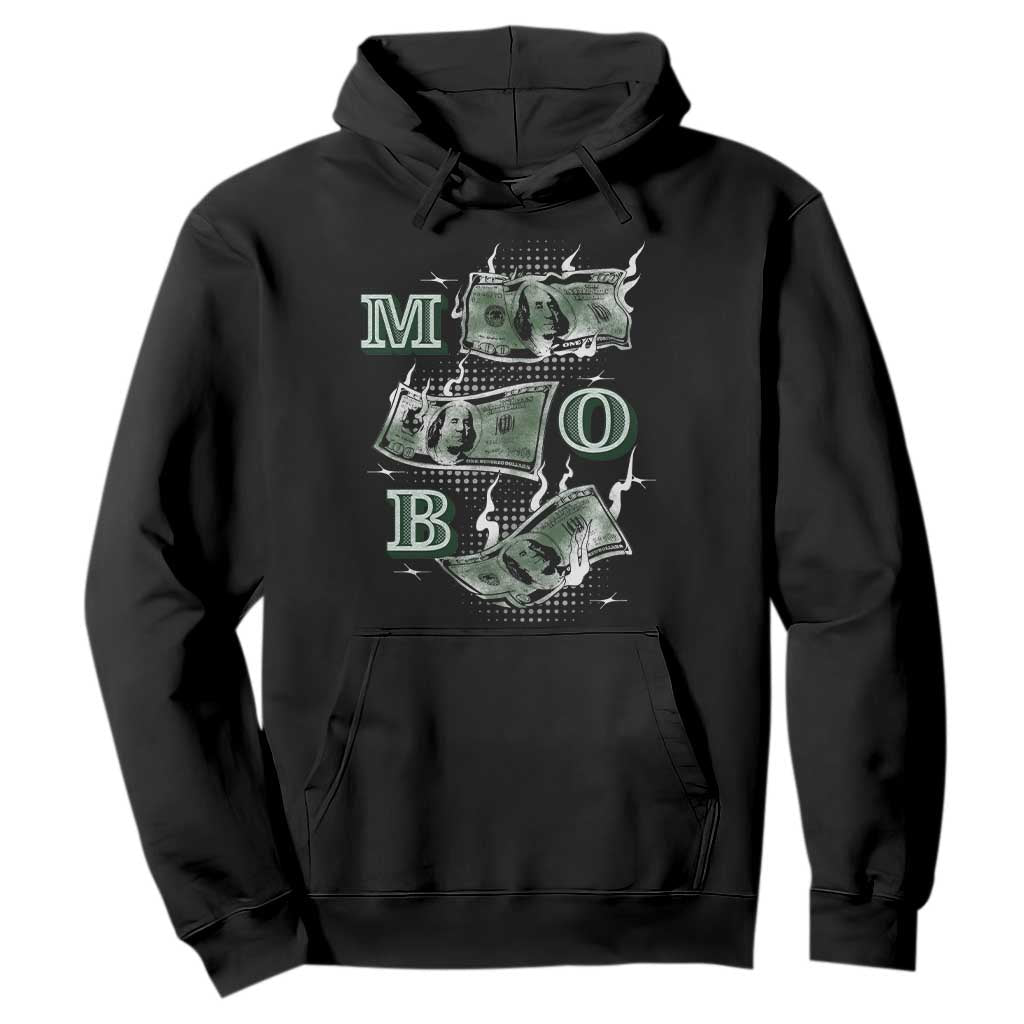 MOB Money Over Everything Hoodie TS09 Black Print Your Wear
