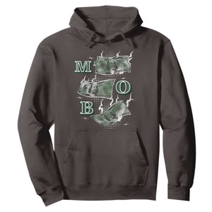 MOB Money Over Everything Hoodie TS09 Dark Chocolate Print Your Wear