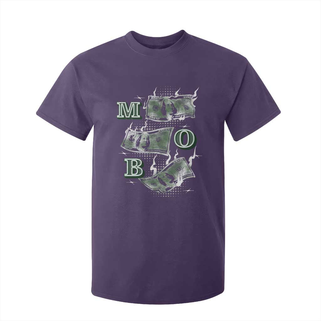 MOB Money Over Everything T Shirt For Kid TS09 Purple Print Your Wear