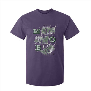 MOB Money Over Everything T Shirt For Kid TS09 Purple Print Your Wear