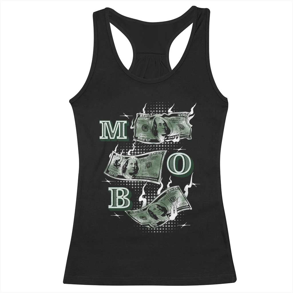 MOB Money Over Everything Racerback Tank Top TS09 Black Print Your Wear