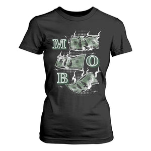 MOB Money Over Everything T Shirt For Women TS09 Black Print Your Wear