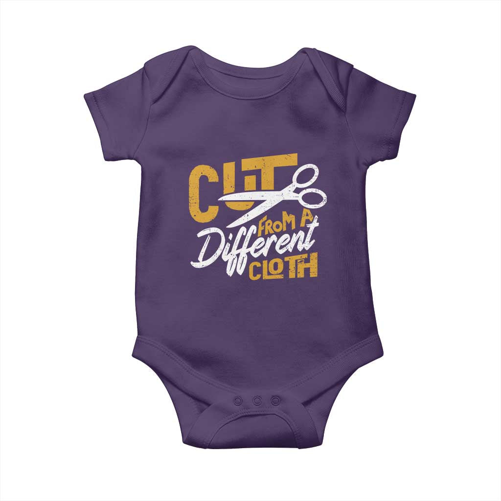 Hip Hop Baby Onesie Cut From A Different Cloth TS09 Purple Print Your Wear