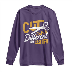 Hip Hop Long Sleeve Shirt Cut From A Different Cloth TS09 Purple Print Your Wear
