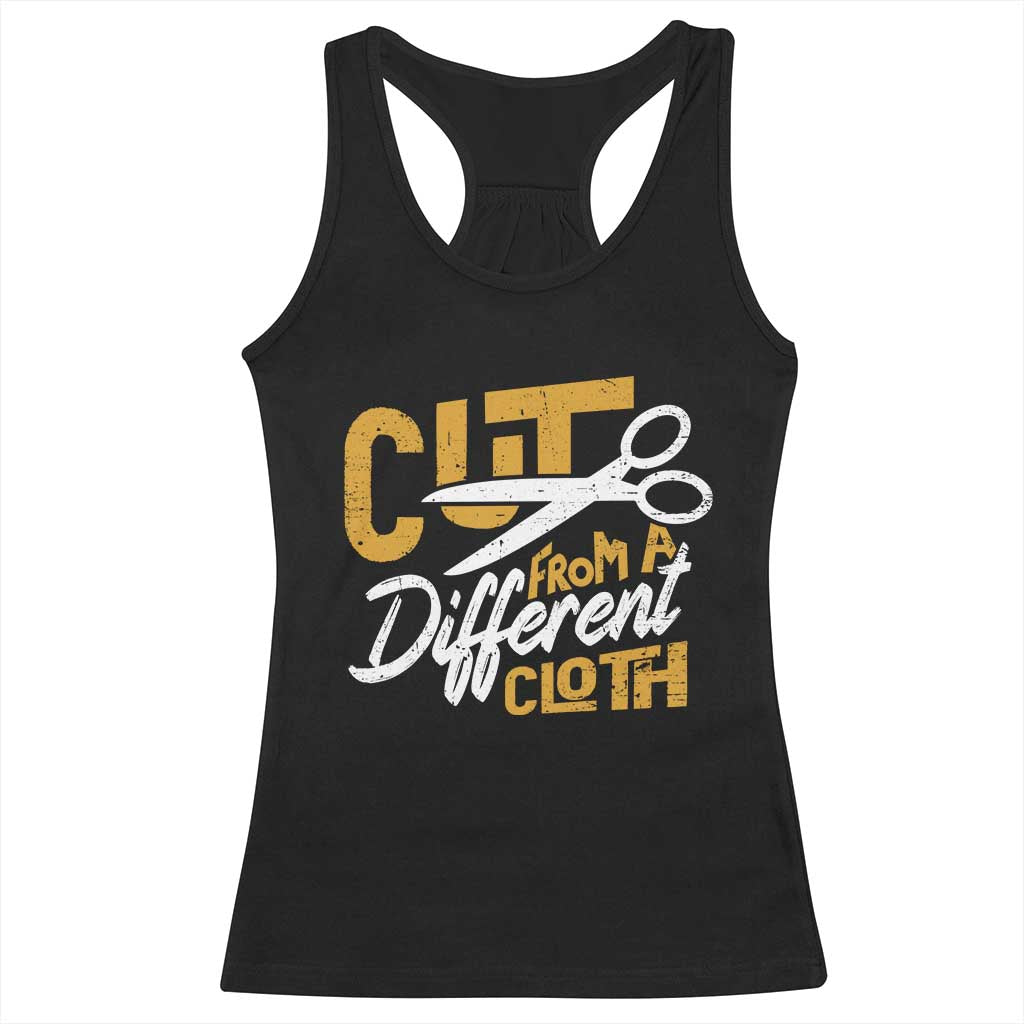 Hip Hop Racerback Tank Top Cut From A Different Cloth TS09 Black Print Your Wear