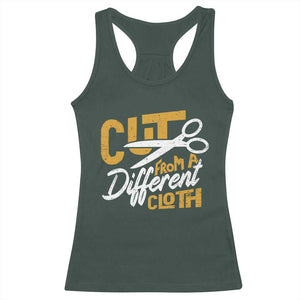 Hip Hop Racerback Tank Top Cut From A Different Cloth TS09 Dark Forest Green Print Your Wear