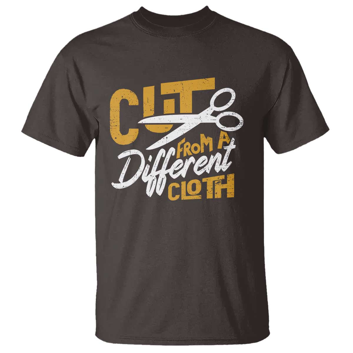 Hip Hop T Shirt Cut From A Different Cloth TS09 Dark Chocolate Print Your Wear