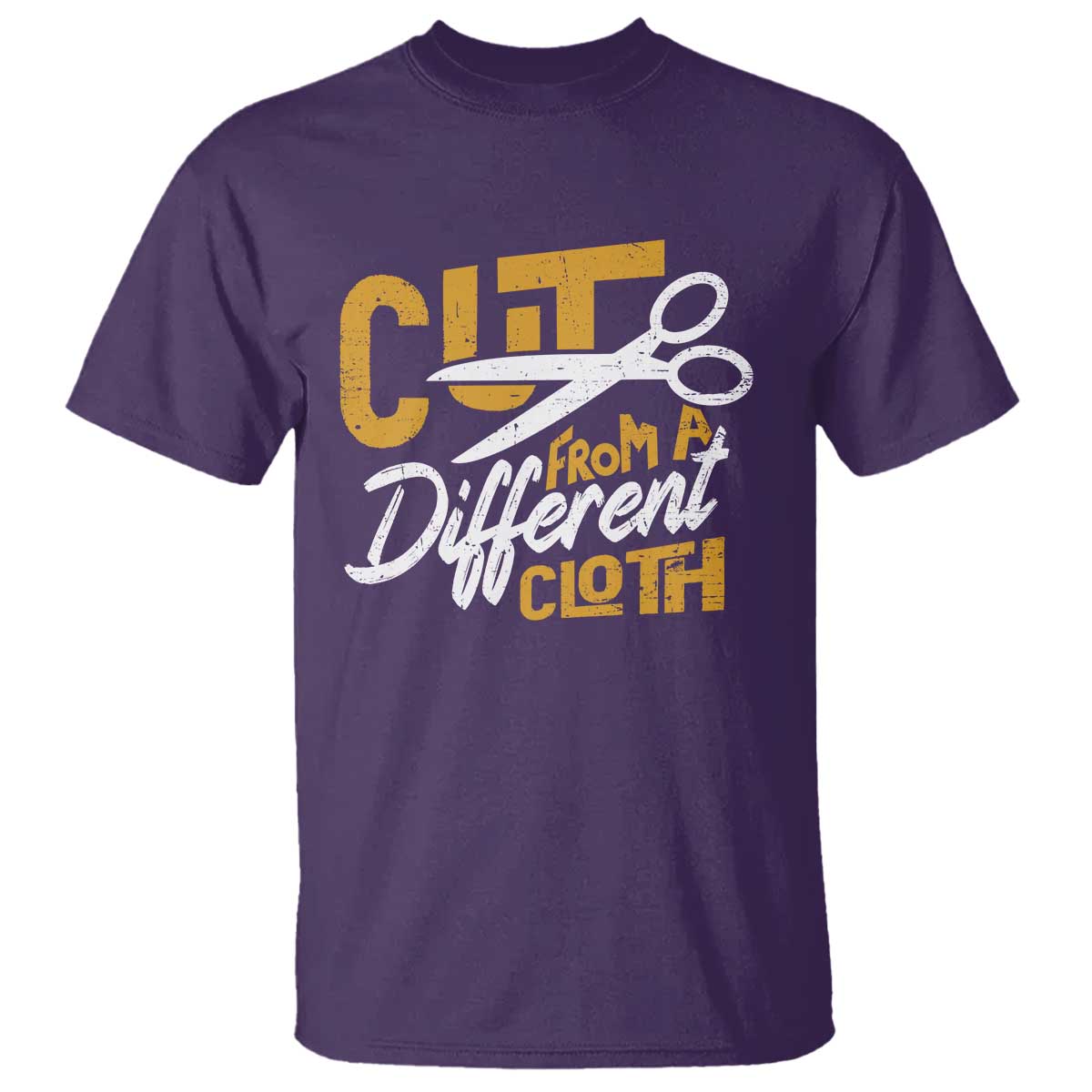 Hip Hop T Shirt Cut From A Different Cloth TS09 Purple Print Your Wear