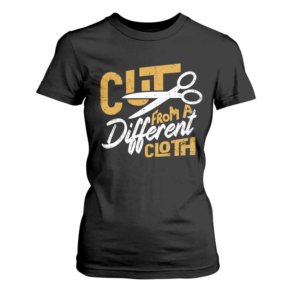 Hip Hop T Shirt For Women Cut From A Different Cloth TS09 Black Print Your Wear