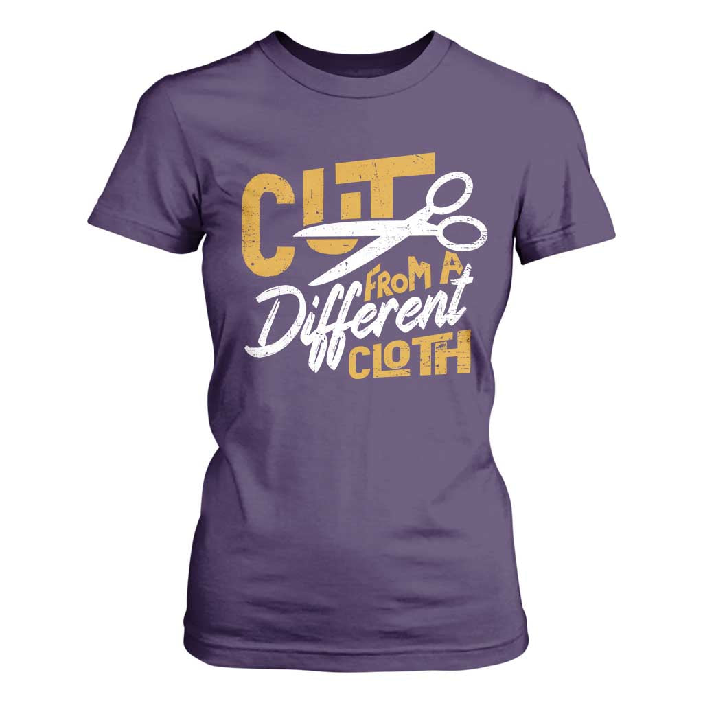 Hip Hop T Shirt For Women Cut From A Different Cloth TS09 Purple Print Your Wear
