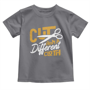 Hip Hop Toddler T Shirt Cut From A Different Cloth TS09 Charcoal Print Your Wear