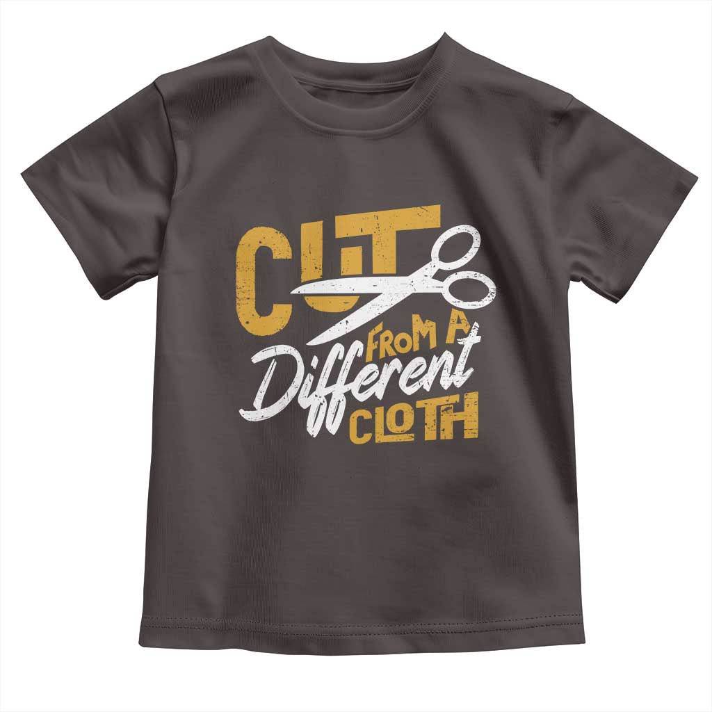 Hip Hop Toddler T Shirt Cut From A Different Cloth TS09 Dark Chocolate Print Your Wear