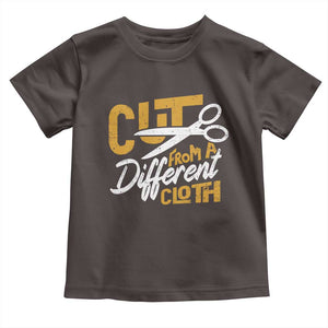 Hip Hop Toddler T Shirt Cut From A Different Cloth TS09 Dark Chocolate Print Your Wear
