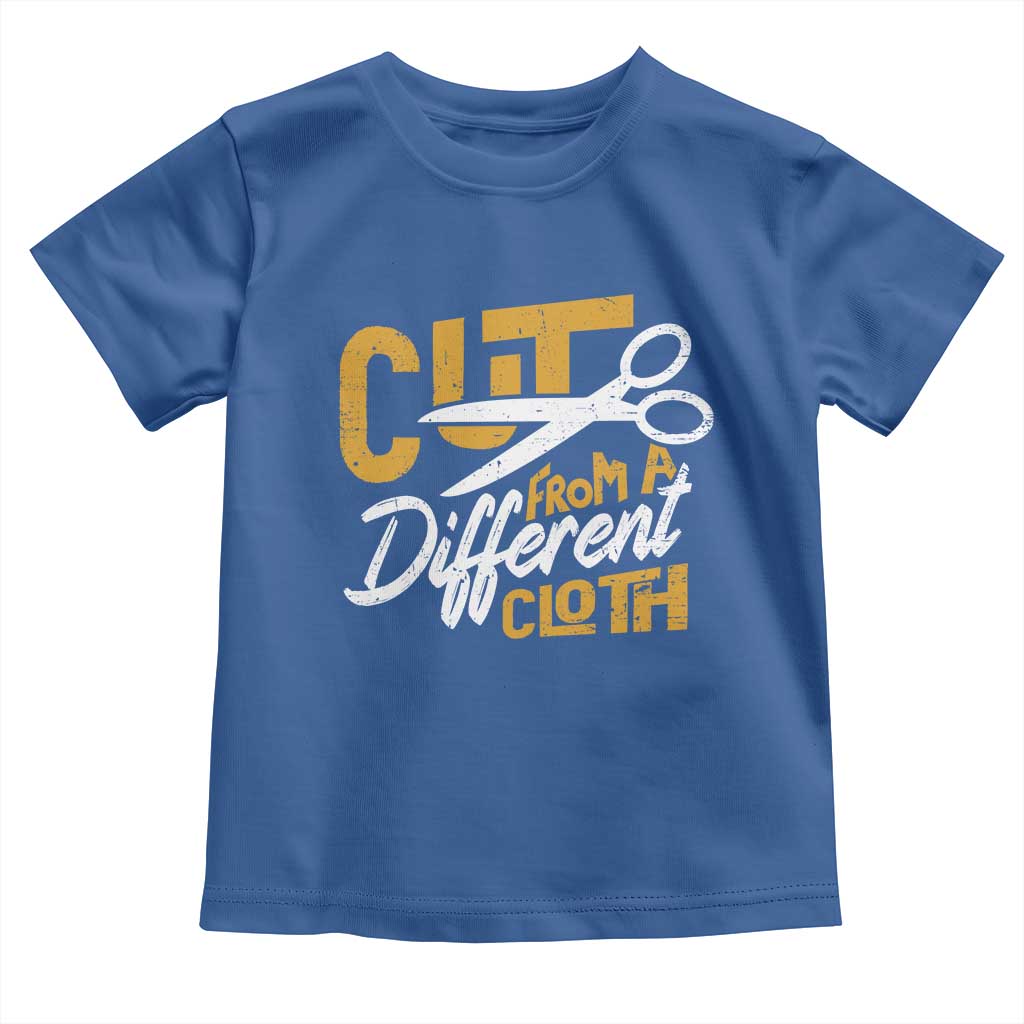 Hip Hop Toddler T Shirt Cut From A Different Cloth TS09 Royal Blue Print Your Wear