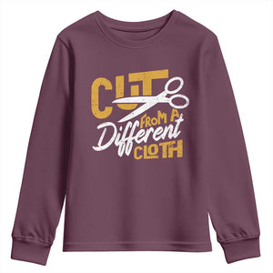 Hip Hop Youth Sweatshirt Cut From A Different Cloth TS09 Maroon Print Your Wear