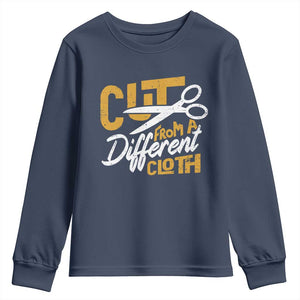 Hip Hop Youth Sweatshirt Cut From A Different Cloth TS09 Navy Print Your Wear