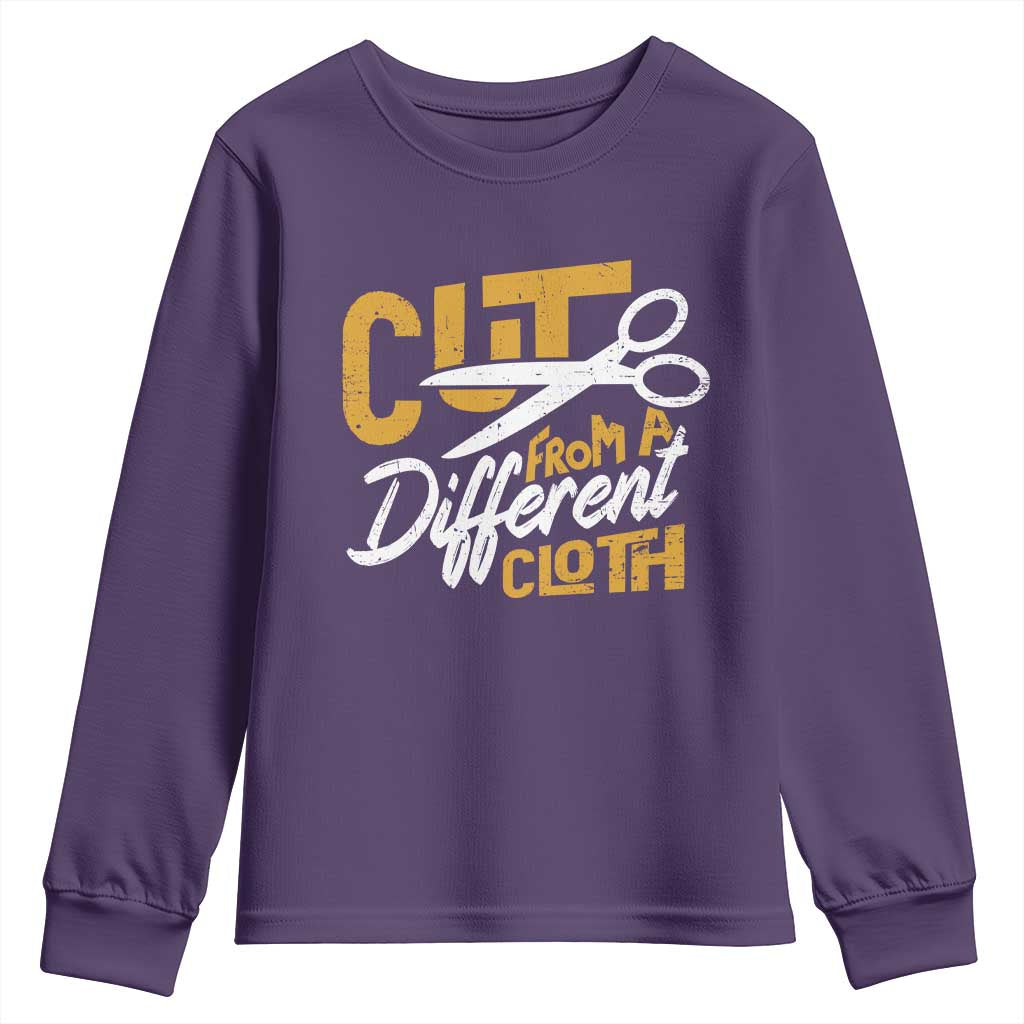 Hip Hop Youth Sweatshirt Cut From A Different Cloth TS09 Purple Print Your Wear